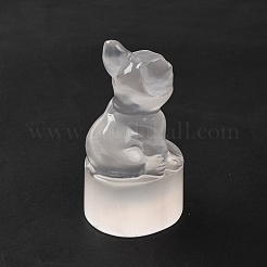 Figurines en sélénite naturelle&nbsp;DJEW-Q006-01B