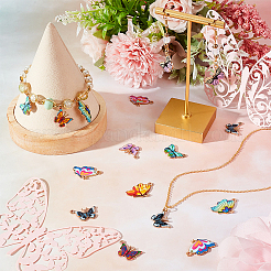 48 шт. 12 стильных эмалевых подвесок из сплава&nbsp;ENAM-OC0001-10