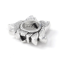 Cadre en alliage de perles de style tibétain&nbsp;TIBE-WH0002-10AS