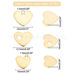 42 шт. 3 подвески из нержавеющей стали 304&nbsp;STAS-UN0027-71