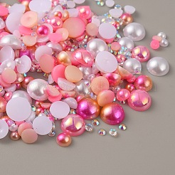 Кабошоны из смолы&nbsp;RESI-WH0029-14B