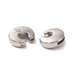 Perline lettera per fare bracciali&nbsp;X-ALRI-O012-C-NR