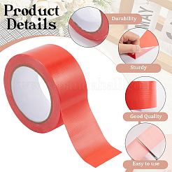 1 рулон полиэтиленовой и марлевой клейкой ленты для фиксации коврового покрытия&nbsp;AJEW-CP0006-91A-03