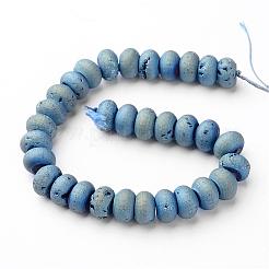 Гальванические природный кристалл кварца бусы пряди G-P149-03C