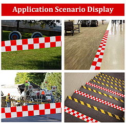 Водостойкие светоотражающие предупреждающие наклейки из пвх&nbsp;FIND-WH0152-070A