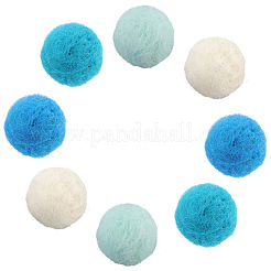 40 шт. шарики из шерстяного фетра 4 цветов&nbsp;DIY-SC0029-40E