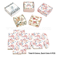 Geschenkboxen aus Blumenmusterpapier&nbsp;CON-PH0002-11
