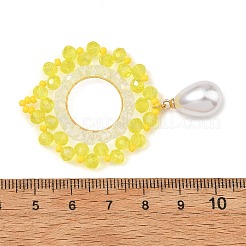 Pendenti in vetro e ottone&nbsp;PALLOY-MZ01381-03