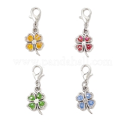 Подвесные украшения из гальванического стекла&nbsp;HJEW-JM03606
