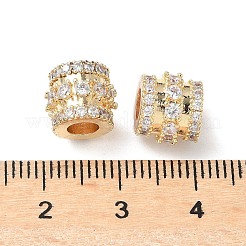 Латунные микро проложить Цирконий Европейский бисером&nbsp;KK-A254-17G