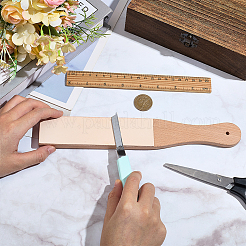 Доска для заточки кожи из бука&nbsp;AJEW-WH20006-374