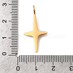 Подвески из нержавеющей стали 304 со стразами&nbsp;STAS-B094-19G