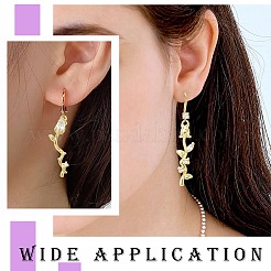 8 шт. 4 стиля латунные подвески с микропаве и кубическим цирконием&nbsp;KK-CJ0003-88