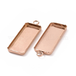 Pendentifs cabochons en acier inoxydable 304 avec placage ionique (IP)&nbsp;STAS-I069-36RG