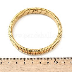 Браслет-цепочка в виде плоской змейки из нержавеющей стали 304&nbsp;BJEW-B076-01G