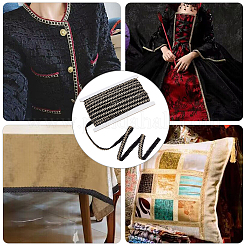 10 ярд плетеной кружевной ленты из полиэстера&nbsp;OCOR-WR0001-05B