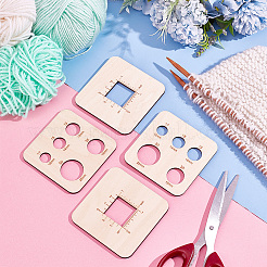 4 шт. спицы для вязания из дерева 2-х размеров&nbsp;WOOD-PH0009-55