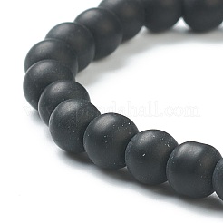 Bracelets extensibles de perles en verre&nbsp;BJEW-D446-B-23