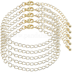 Pulseras de cadena tipo cable de latón para mujer&nbsp;BJEW-BM00008