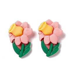 Spruzzare cabochons della resina dipinte&nbsp;RESI-G031-24