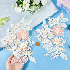 Кружевное вышивальное швейное волокно&nbsp;PATC-WH20021-001C