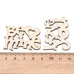 Кабошоны из натурального дерева&nbsp;WOOD-NB0001-58