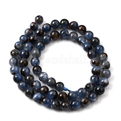 Натуральные нити из кианита / цианита / дистенового бисера&nbsp;G-G272-A01-6mm