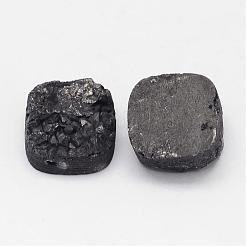 Гальванические натуральный druzy кварцевые шарики G-G888-05D