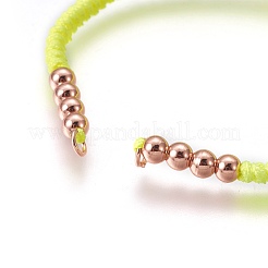Fabrication de bracelets de perles tressées en nylon&nbsp;BJEW-F360-FRG14