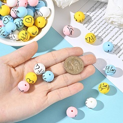 30 шт. Силиконовые бусины&nbsp;SIL-YW0002-26