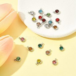 20 шт. 10 цвета 201 нержавеющая сталь стразы подвески&nbsp;STAS-FS0002-05