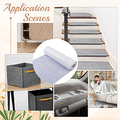 Рулон самоклеящейся фетровой ткани 3 м&nbsp;DIY-WH0816-010B-1