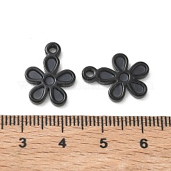 Pendentifs cabochons en acier inoxydable 304 pour émail&nbsp;STAS-H240-35EB-01