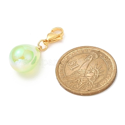 Радужные переливающиеся акриловые подвески-капли&nbsp;HJEW-JM01086