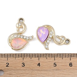 Сплав с УФ-покрытием и разноцветные стеклянные подвески со стразами&nbsp;FIND-M018-33G