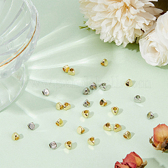 60шт 2 цвета латунные дистанционные бусины&nbsp;KK-GO0001-36