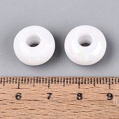 Perline europei acrilici opachi&nbsp;OACR-E033-19S