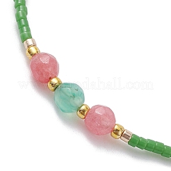 Braccialetti con perline di diaspro naturale&nbsp;BJEW-MZ00047-01