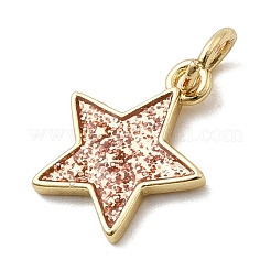 Латунь эмаль подвески&nbsp;KK-P338-13G-02