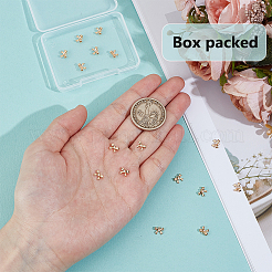 16шт латунные подвески из кубического циркония с микро-паве&nbsp;KK-BC0014-45D