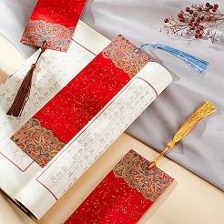Kits zum Selbermachen von rechteckigen Lesezeichen aus Papier&nbsp;DIY-WH0304-309B