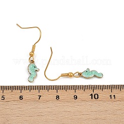 Серьги-подвески из нержавеющей стали 304 серии Ocean&nbsp;EJEW-K017-01B-G