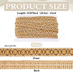1 confezione di pizzo intrecciato metallico&nbsp;OCOR-MA0001-64B