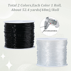 2 рулон 2-х цветной круглой кристаллической эластичной нити&nbsp;EW-PA0001-01B