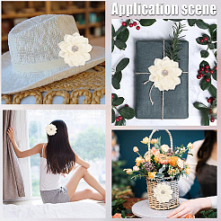 Аксессуары для украшений из полиэстера и стразов&nbsp;DIY-WH20063-015C