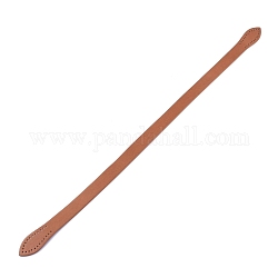 Ручки для сумок из искусственной кожи, для расходных материалов для изготовления кошельков, Перу, 60x2.15~2.85x0.25 см, отверстие : 1.8 мм