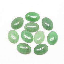 Cabochons naturales aventurina verde, oval, 18x13x5mm
