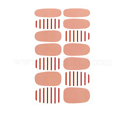 Adesivi per nail art a copertura totale, strisce di decalcomanie per nail art autoadesive tartan animali in marmo, per le donne ragazze manicure decorazione nail art, colorato, 10x5.5cm