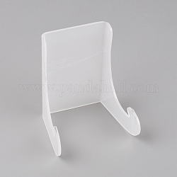 Soporte de exhibición de acrílico personalizado, blanco, 21.5x12.2x15.4 cm (± 0.5 cm)
