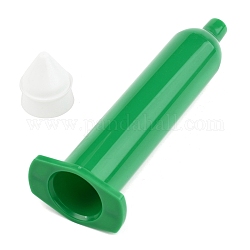 Plastic Dispensing Syringes, with Piston, Green, 129x45x30mm, Hole: 2mm, Piston: 23x28mm, Capacity: 30ml(1.02 fl. oz)